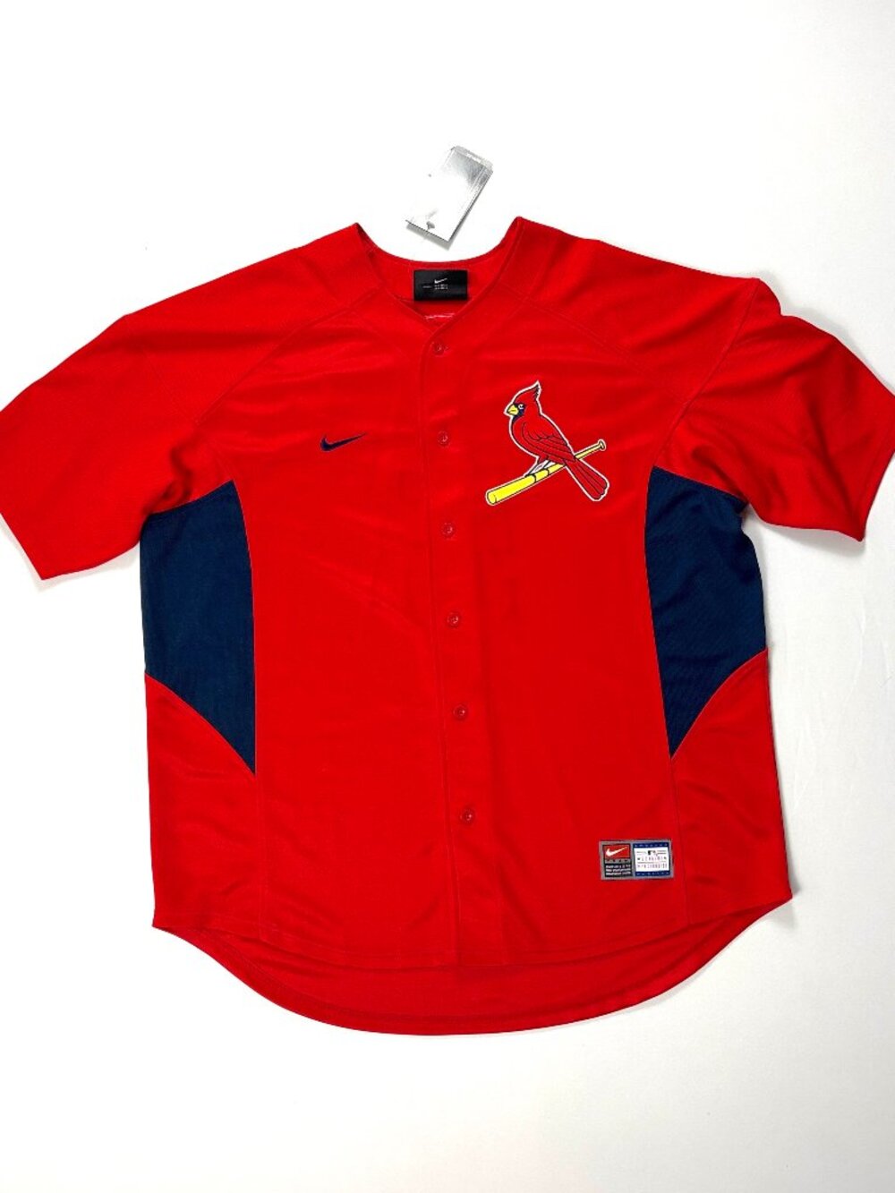 Nike St. Louis Cardinals Pujols 5 Baseball Jersey Red Sz XL Deadstock 2000s Read